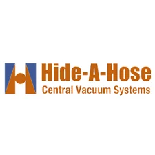 Hide-A-Hose official retractable central vacuum systems logo