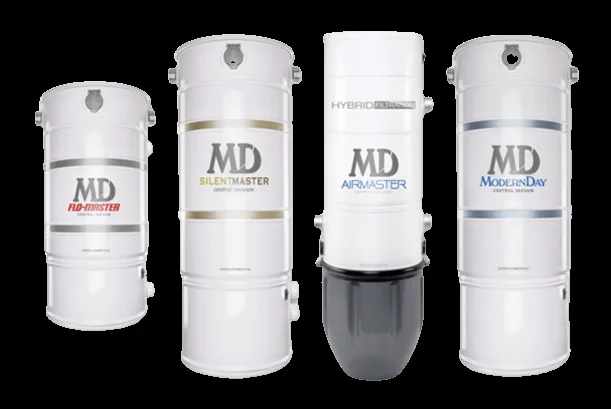 Central vacuum equipment and accessories